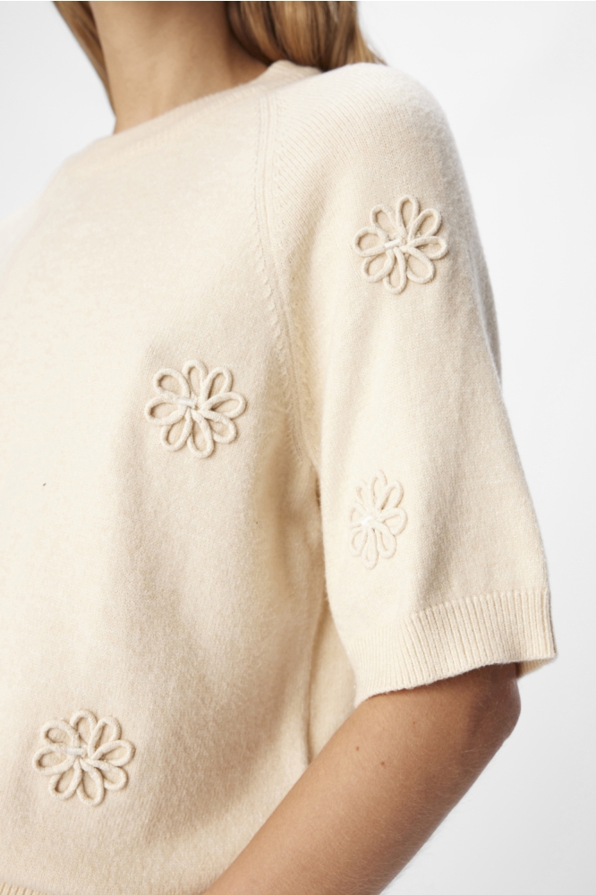 OBJLANEY RUBIN SS PULLOVER NOOS 23046234 SANDSHELL/SANDSHELL